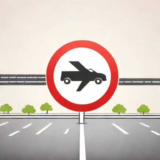 Traffic Sign With Car Swerving Meaning