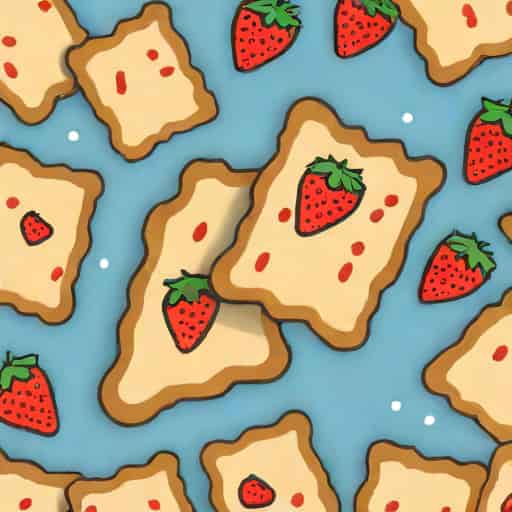 Unfrosted Strawberry Pop Tarts