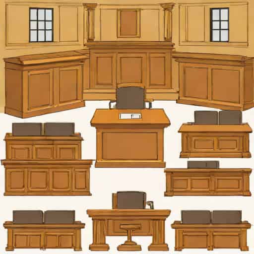 Used Courtroom Furniture For Sale