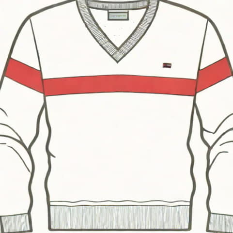 V Neck Sweater Tommy Hilfiger