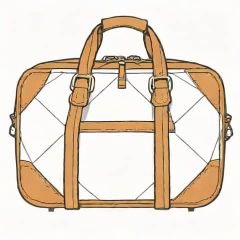 Valextra Polyhedral Travel Bag