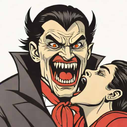 Vampire Biting Someone