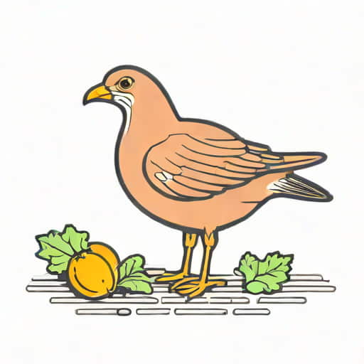 Vegetable Or Flightless Bird Picked Up
