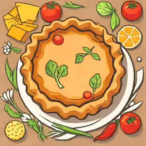 Vegetable Pie With Shortcrust Pastry