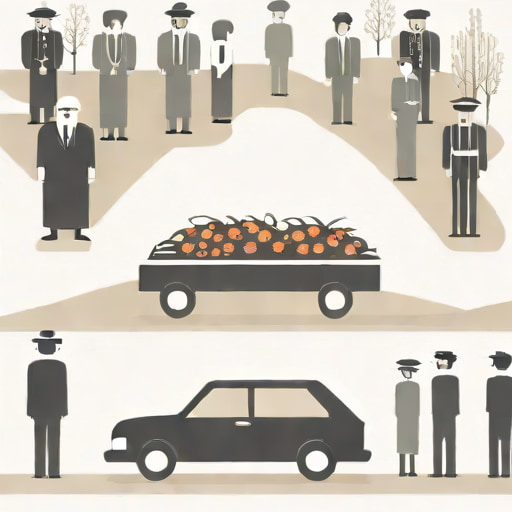 Vehicle In A Funeral Procession