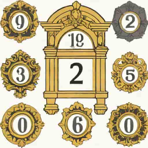 Victorian Fanlight Numbers