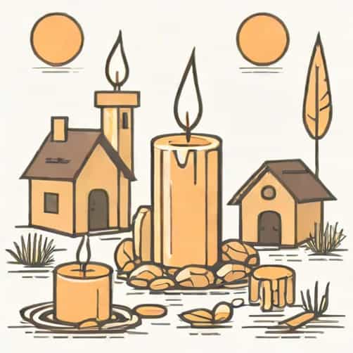 Village Craft And Candle