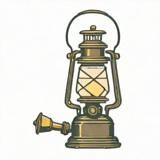Vintage Lamplight Farms Oil Lamp