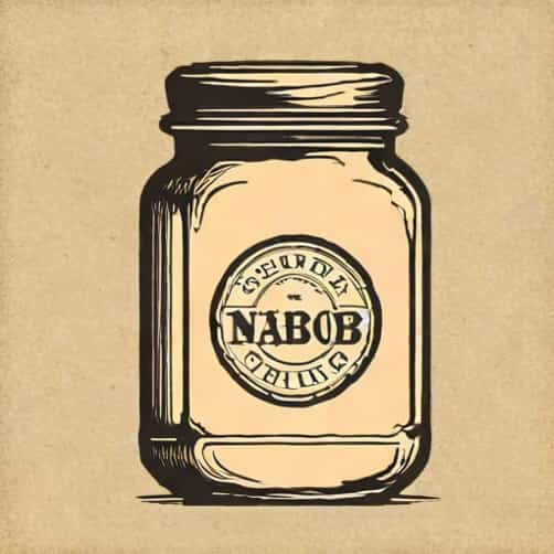 Vintage Nabob Coffee Jar