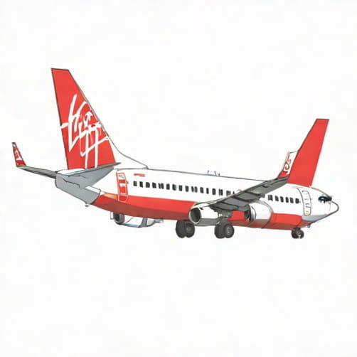 Virgin Boeing 737 800