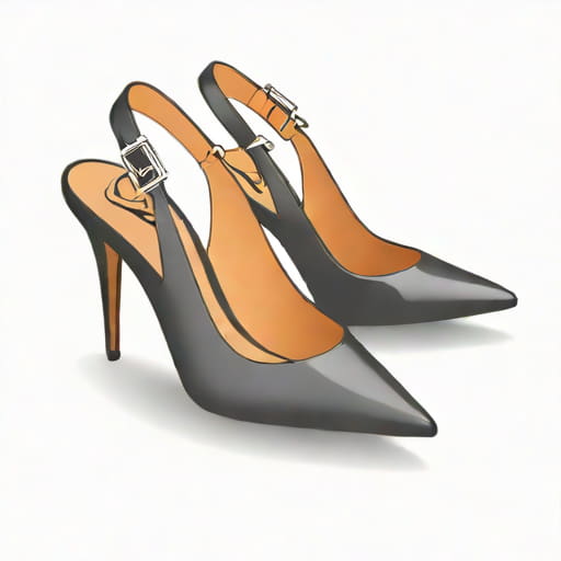 Vlogo Signature Calfskin Slingback Pump
