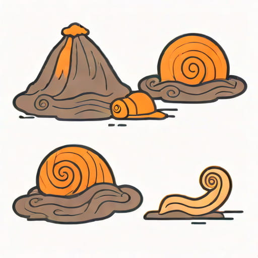 Volcano Snail Shell For Sale