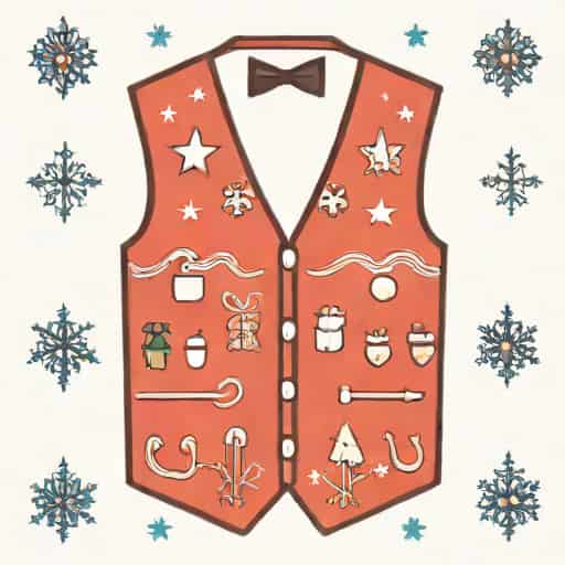 Xmas Waistcoat Primark