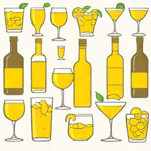 Yellow Alcoholic Drinks For Parties