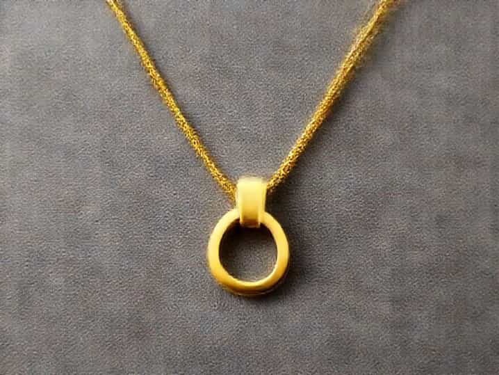 Yellow Gold Necklace Clasp