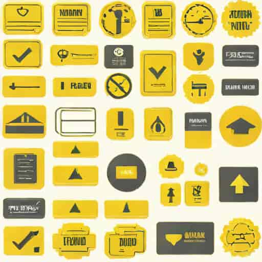 Yellow Plaintiff Exhibit Stickers