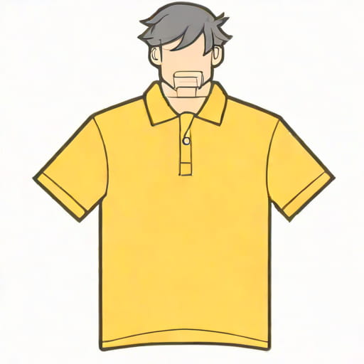 Yellow Polo Shirt Mens