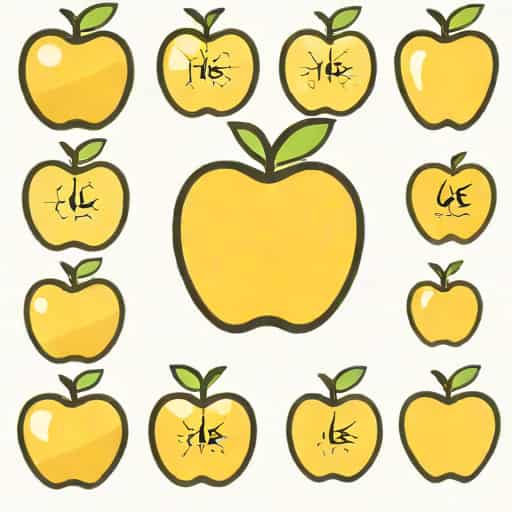 Yellow Transparent Apple