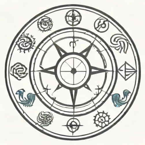 Zodiac Sign Minimalist Tattoo