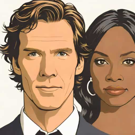 Zoe Saldana Benedict Cumberbatch