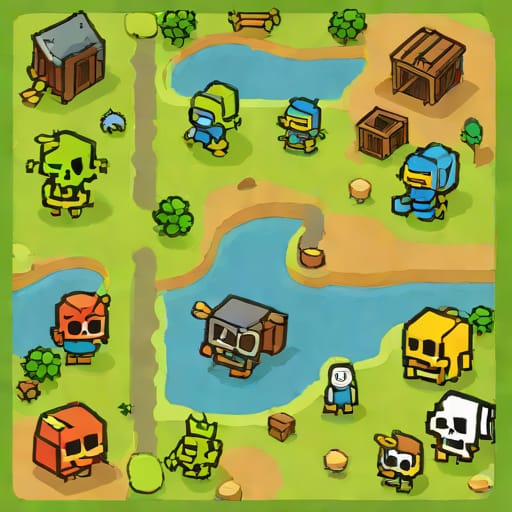 Zombie Plunder Map Brawl Stars