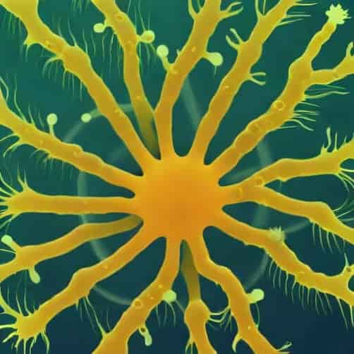 Zooxanthellae And Polyps Symbiosis