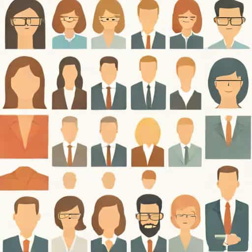 A Lot Of Businessmen And Businesswomen