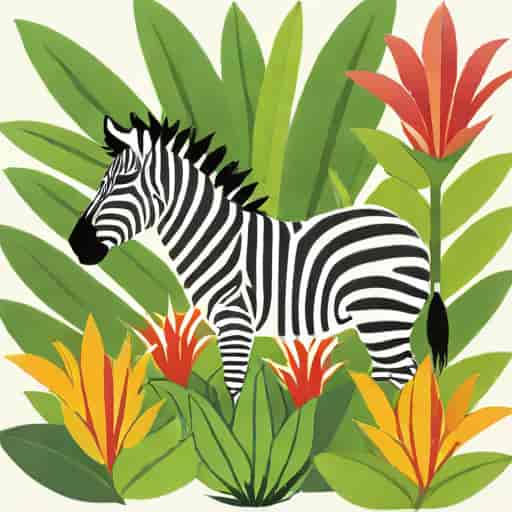 Amazonian Zebra Bromeliad