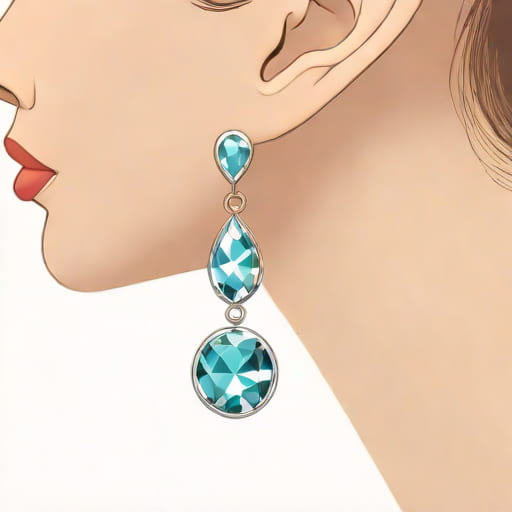 Aquamarine Dangle Earrings