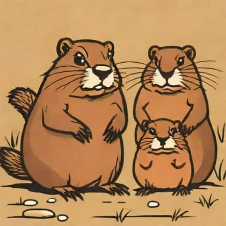 Baby Groundhogs Punxsutawney Phil