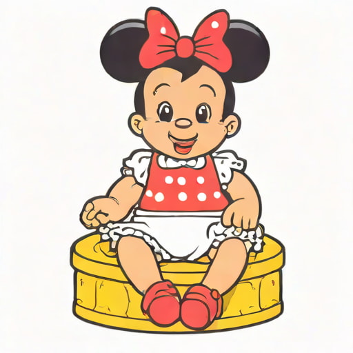 Baby Minnie Ma Poupee A Cajoler