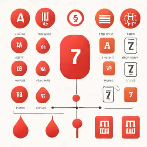 Blood Type Agglutination Chart