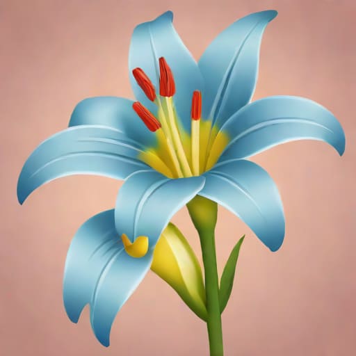 Blue Stargazer Lily