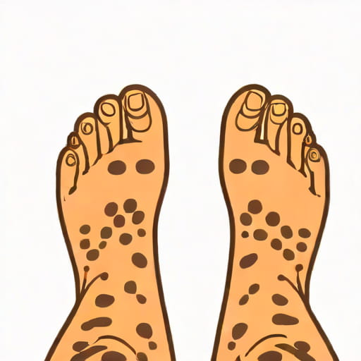 Brown Freckle Like Spots On Feet