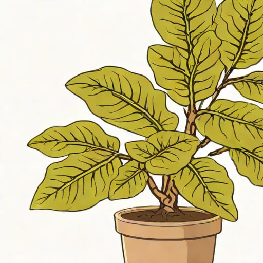 Brown Leaves On Fiddle Leaf Fig