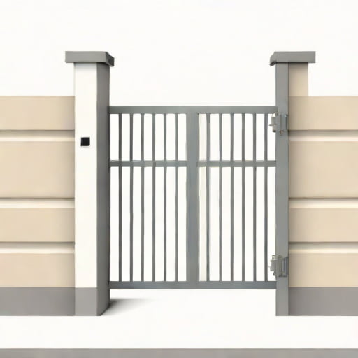Cantilever Trackless Gate