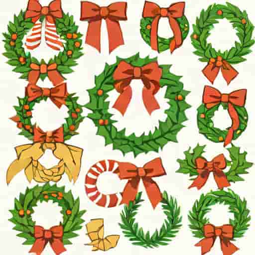 Christmas Wreaths And Ribbons Movie