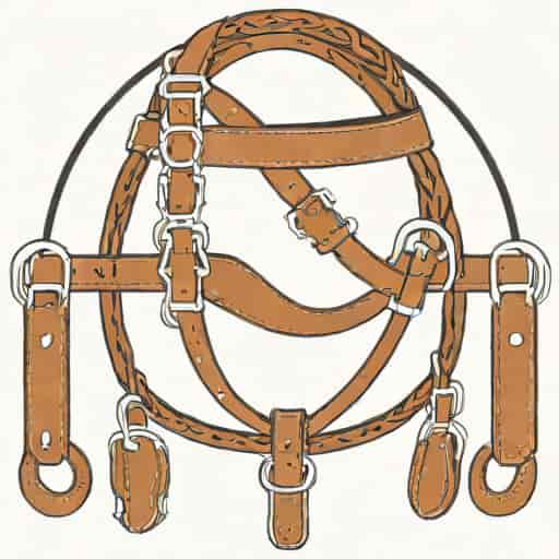 Circle Y Headstall And Breastcollar