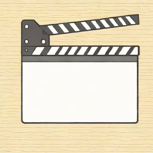 Clapperboard No Background
