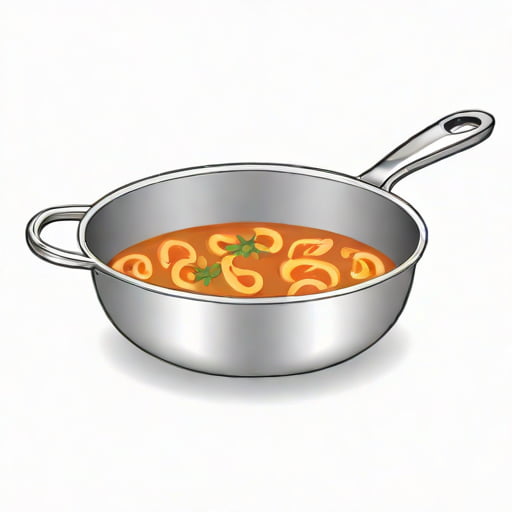 Clean Stainless Steel Pan