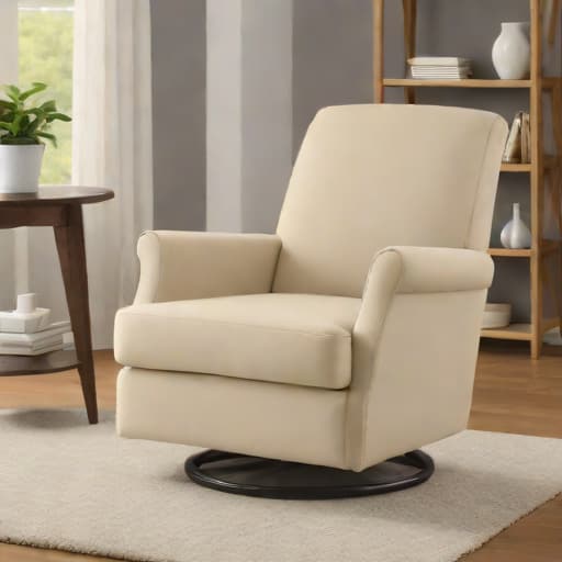 Davinci Gabby Pillowback Swivel Glider