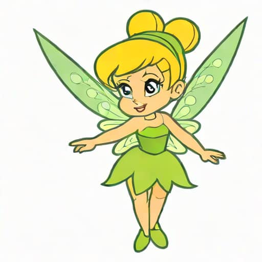 Disney Tinkerbell Dotting The I