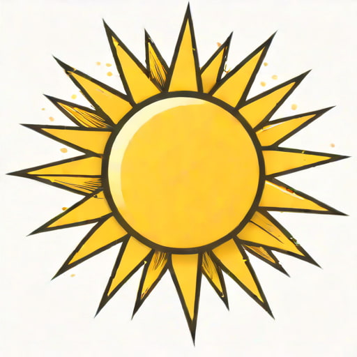 Drawing Of The Sun Realistic