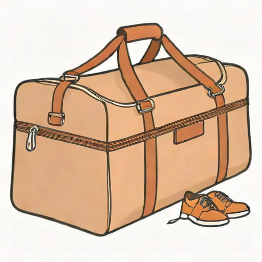 Duffle Bag With Shoe Compartment