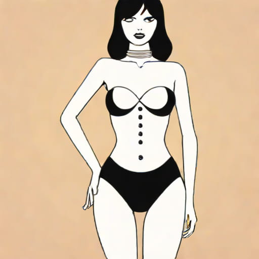 Edikted Raven Cupped Eyelet Bodysuit