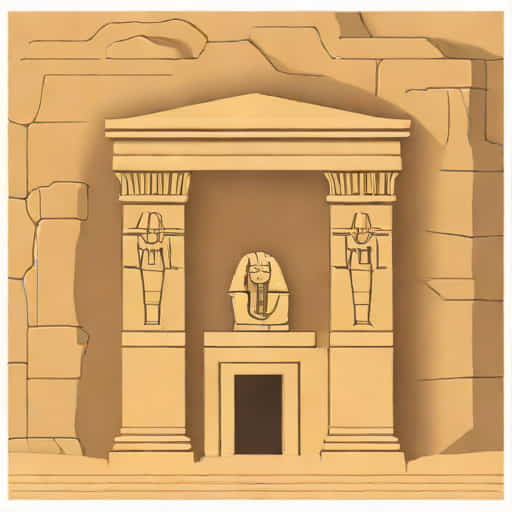 Egyptian Stone Tombs For The Nobility