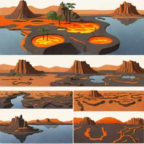 Examples Of Lava Dammed Lakes In Africa