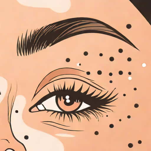 Fake Freckle Makeup