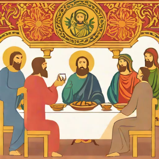 Feast Of Dionysus Vs Last Supper