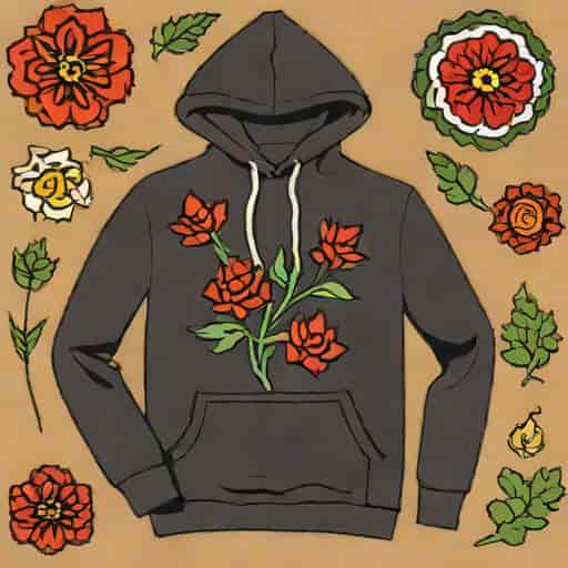 Flower Embroidery Hoodie Aelfric Eden